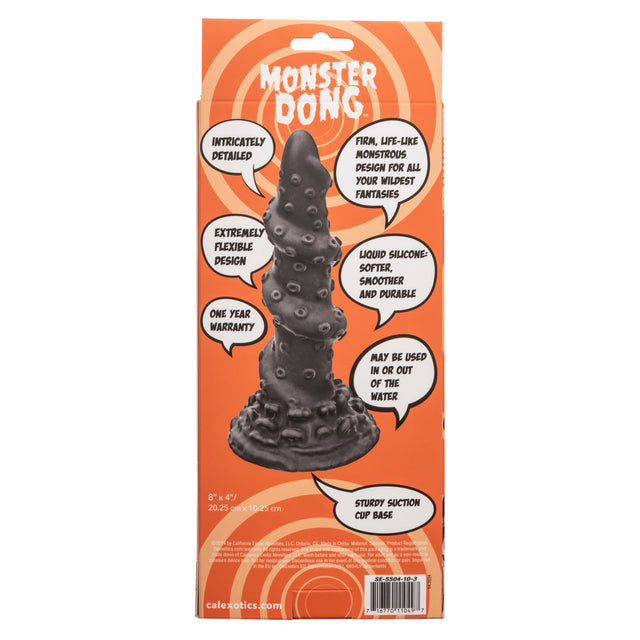 Monster Dong The Kraken Silicone Black Dildo