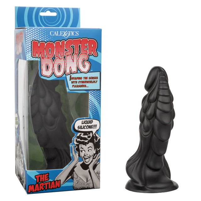 Monster Dong The Martian Silicone Black Dildo