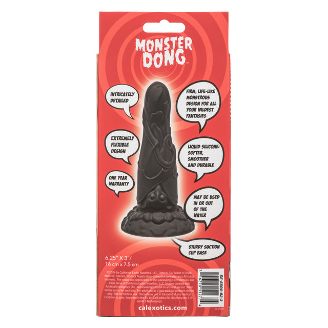Monster Dong The Vampire Silicone Black Dildo