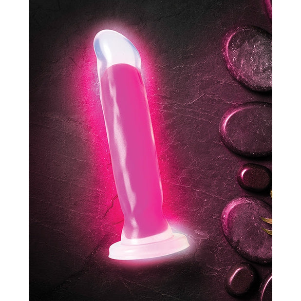 Neo Elite Glow In The Dark 8 Inch Silicone Dildo