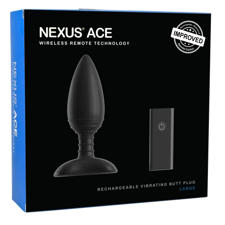 Nexus Ace Remote Control Butt Plug - Large