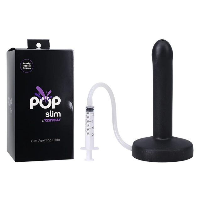POP Slim Squirting Dildo - Midnight