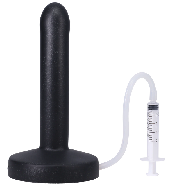 POP Slim Squirting Harness Compatible Dildo - Midnight