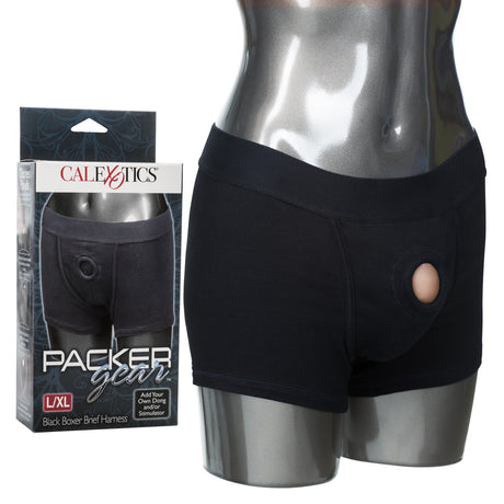 Packer Gear Black Boxer Brief Harness