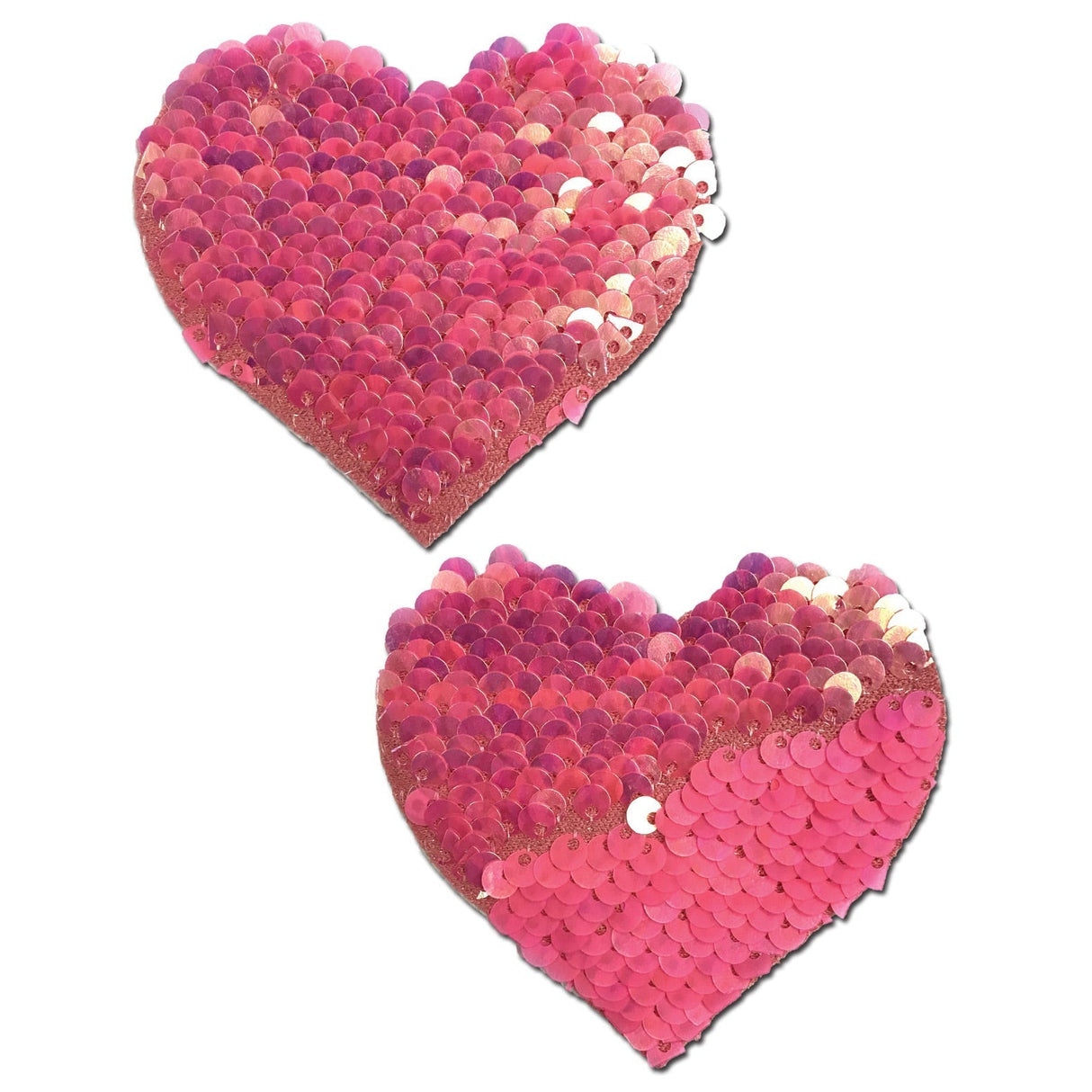 Pastease Color Changing Sequin Heart Nipple Pasties
