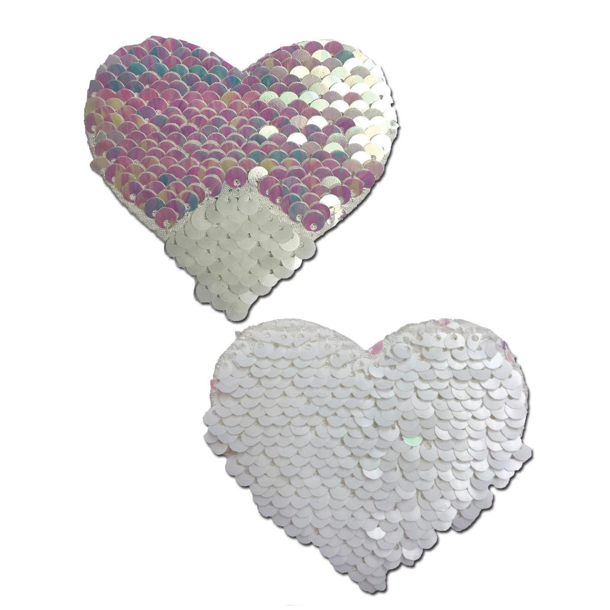 Pastease Color Changing Sequin Heart Nipple Pasties