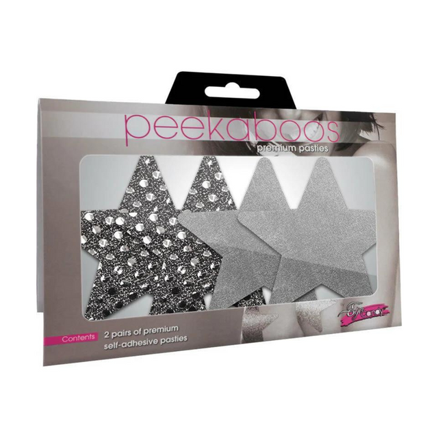 Peekaboos Dark Angel Stars - 2 Pairs