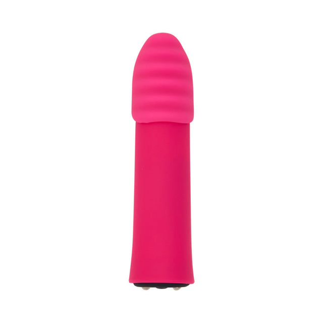 Point Plus Rechargeable Bullet Vibrator with Textured Tips