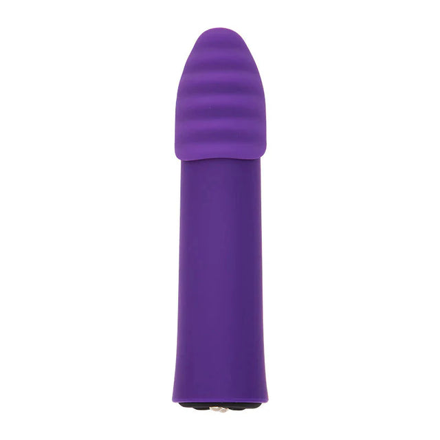 Point Plus Rechargeable Bullet Vibrator with Textured Tips