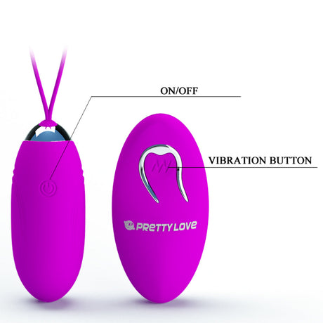 Pretty Love Remote Control Bullet Vibrator