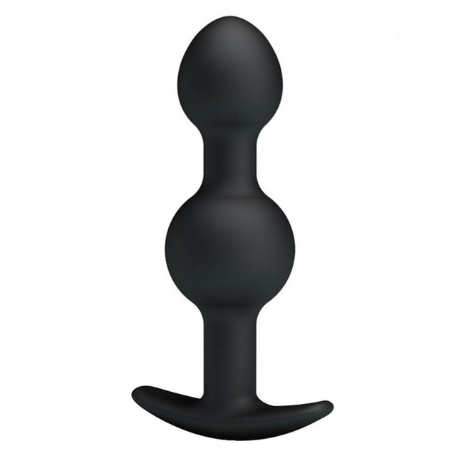 Pretty Love Silicone Anal Plug with Weighted Balls