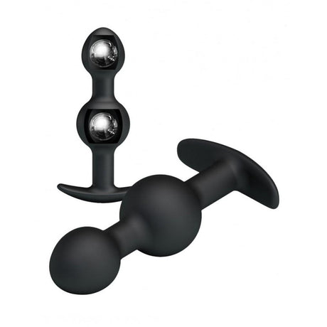 Pretty Love Silicone Anal Plug with Weighted Balls