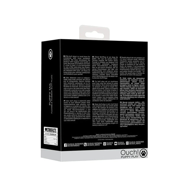 Puppy Tail Flexible Rubber Butt Plug