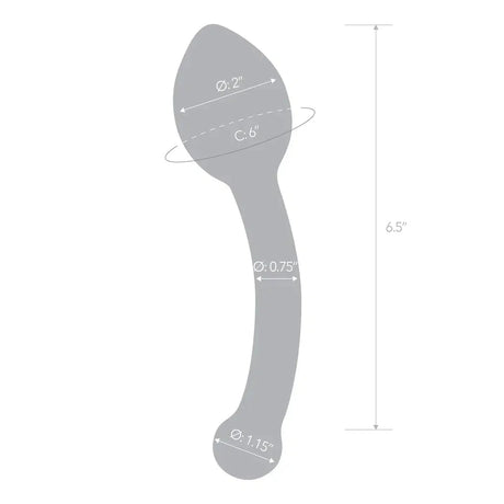 Pure Indulgence Glass Prostate Massager