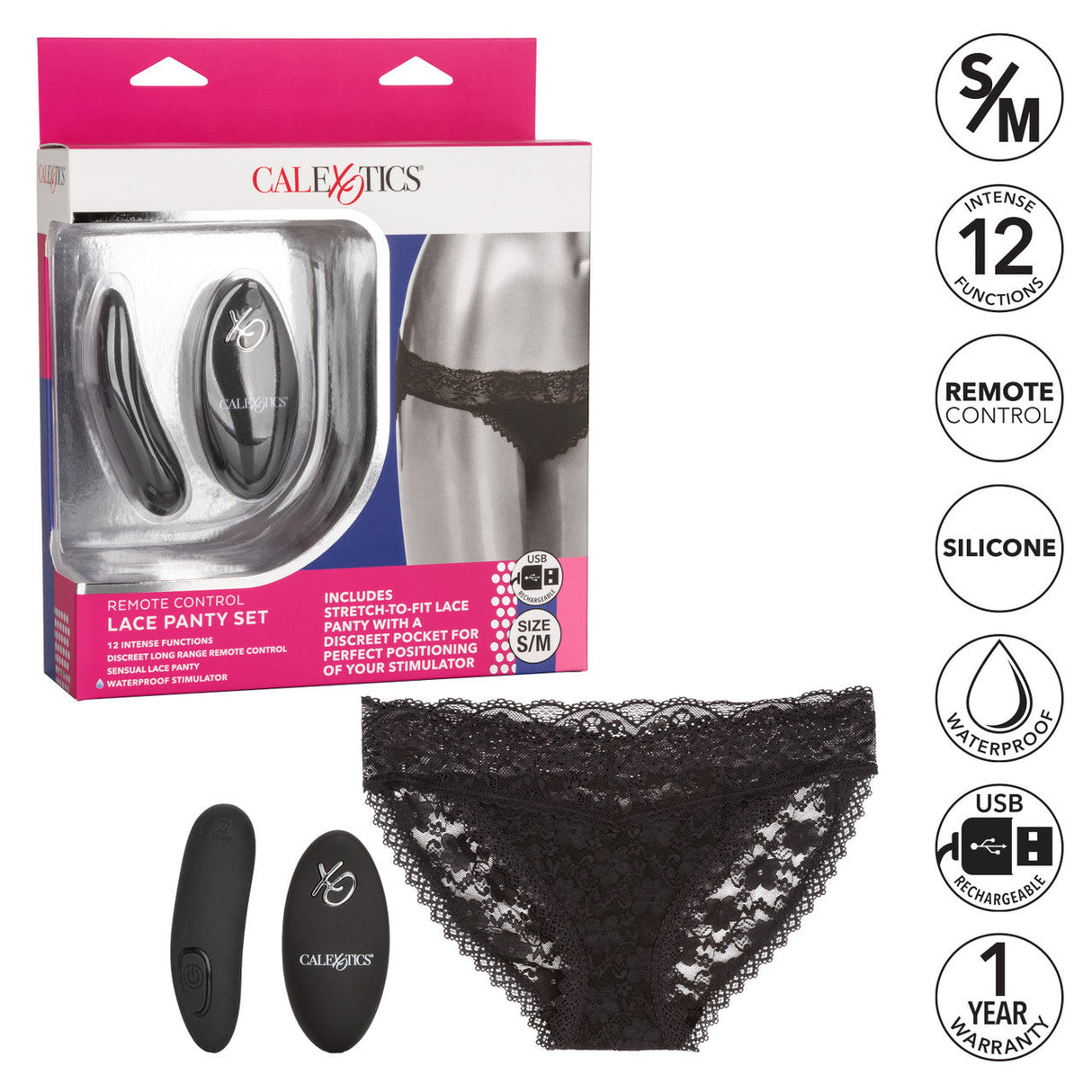 Remote Control Lace Panty & Vibe Set