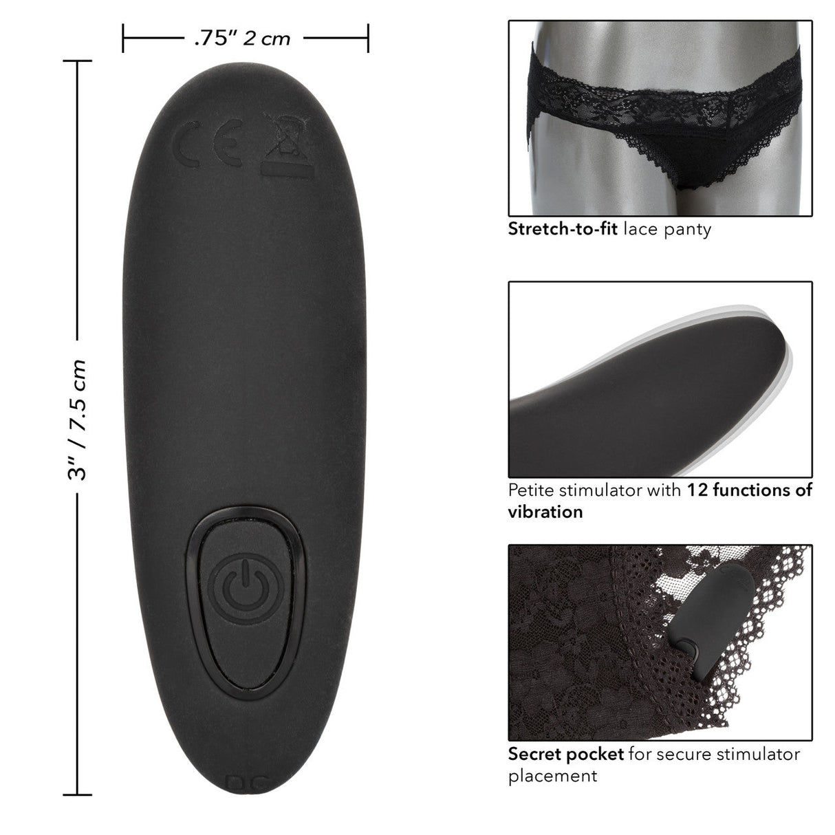 Remote Control Lace Panty & Vibe Set