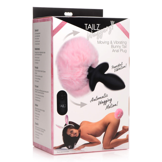 Remote Control Wagging Bunny Tail Anal Plug