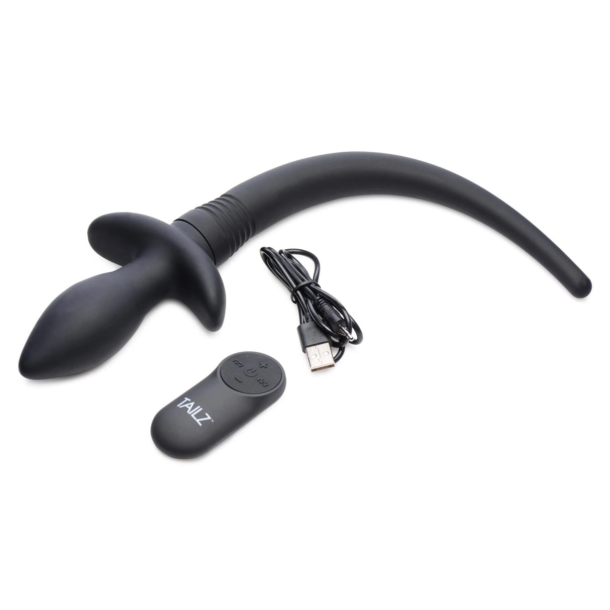 Remote Control Wagging and Vibrating Puppy Tail Anal Plug