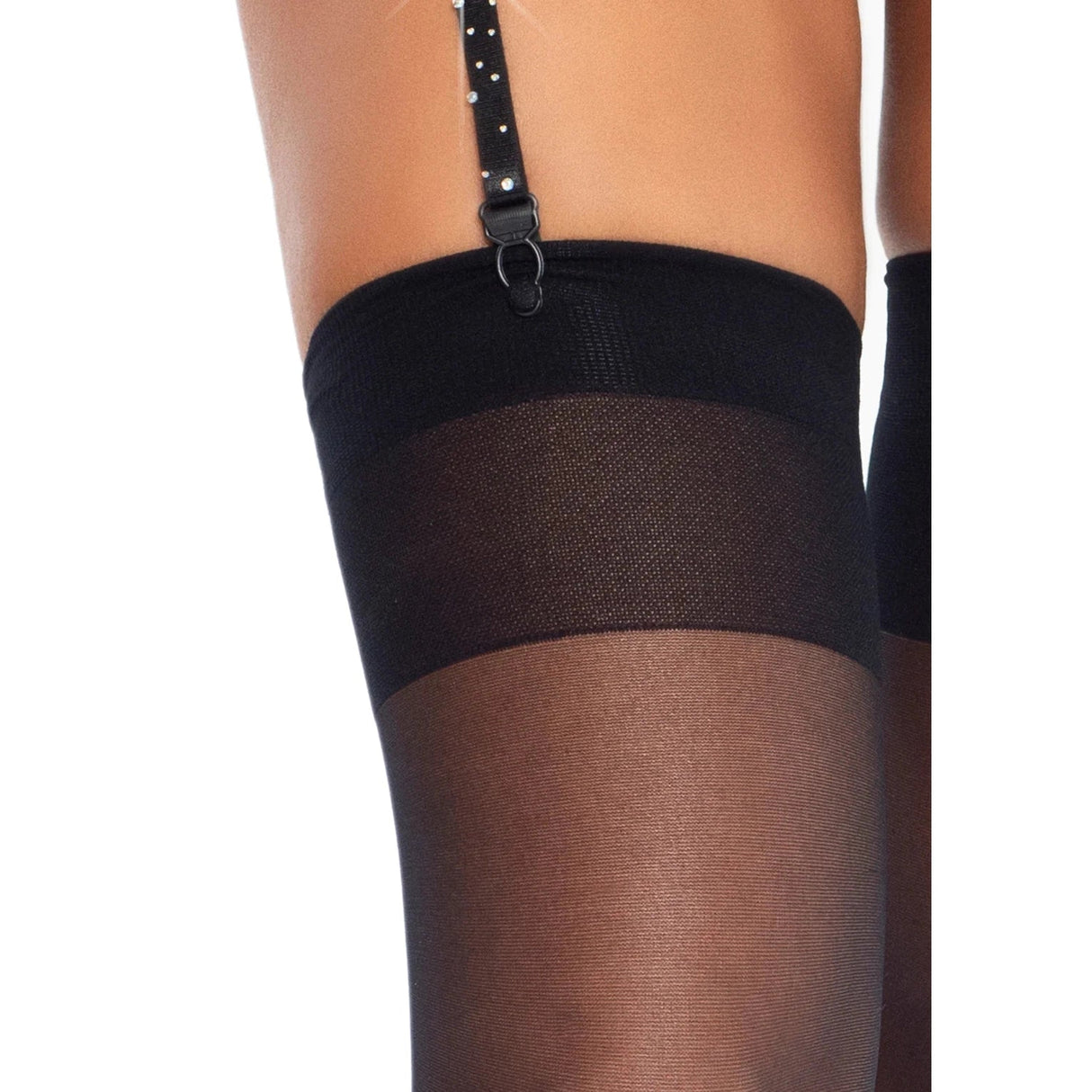 Rhinestone Garter Belt