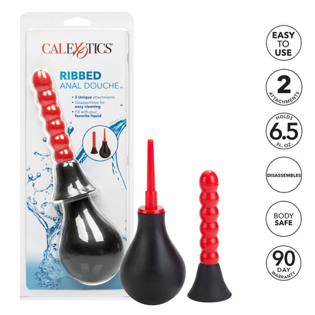 Ribbed Anal Douche with Attachments