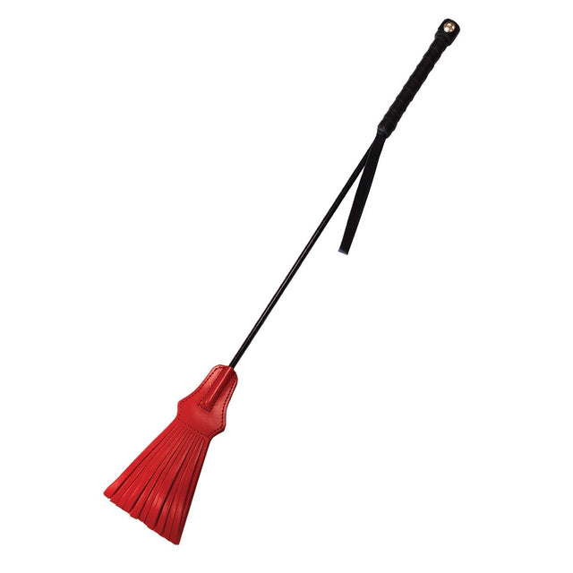 Rouge Tasseled Riding Crop