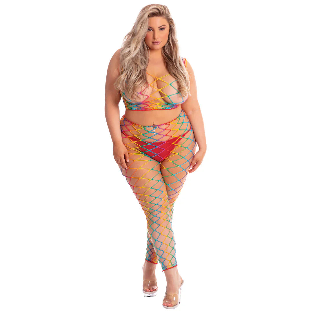 Roy G. Biv 2 Piece Bodystocking
