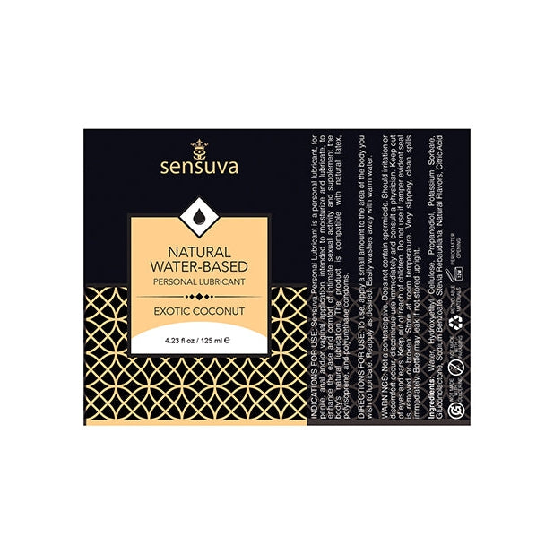 Sensuva Natural Water-Based Personal Moisturizer