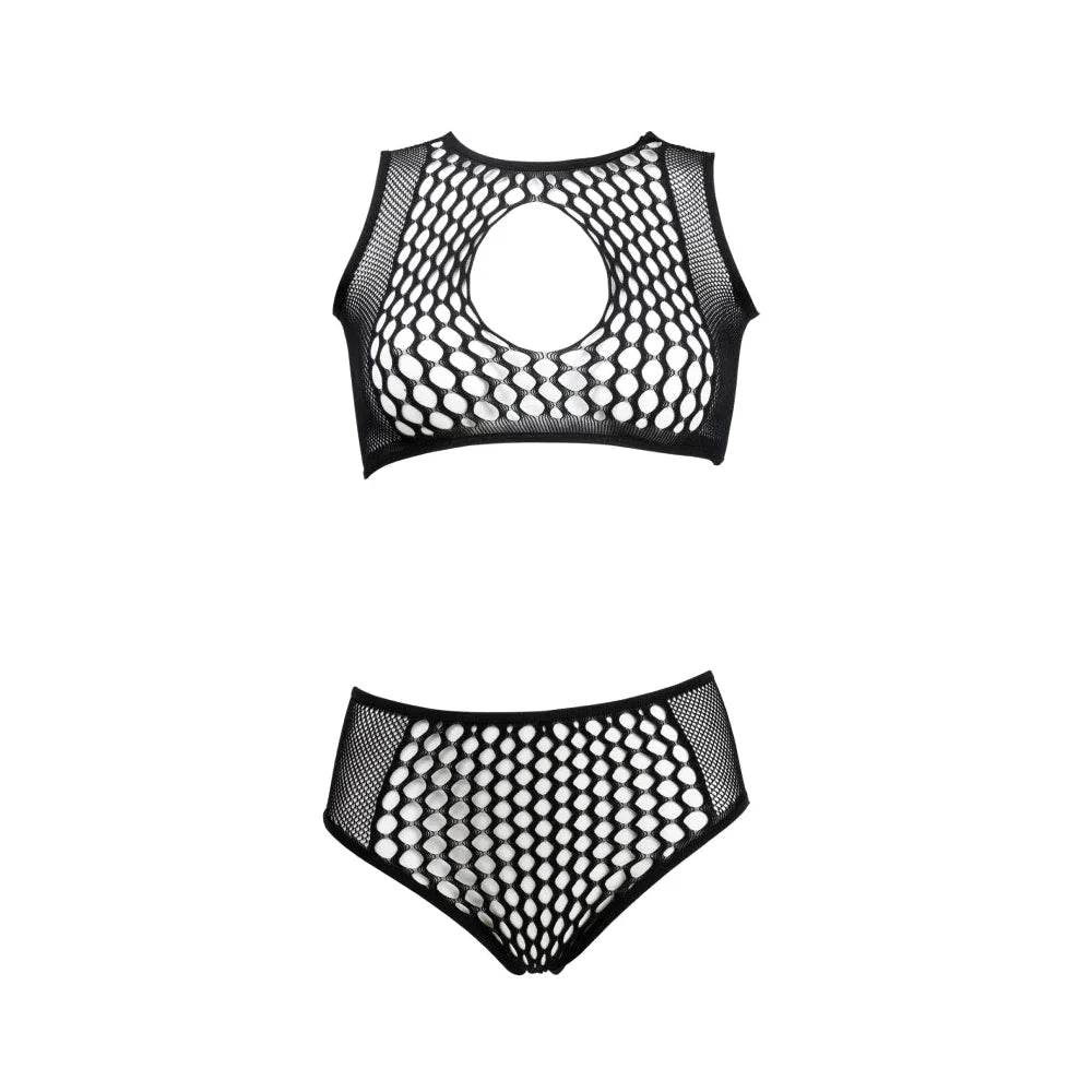 Shots Le Desir Duo Net Key Hole Bra Set