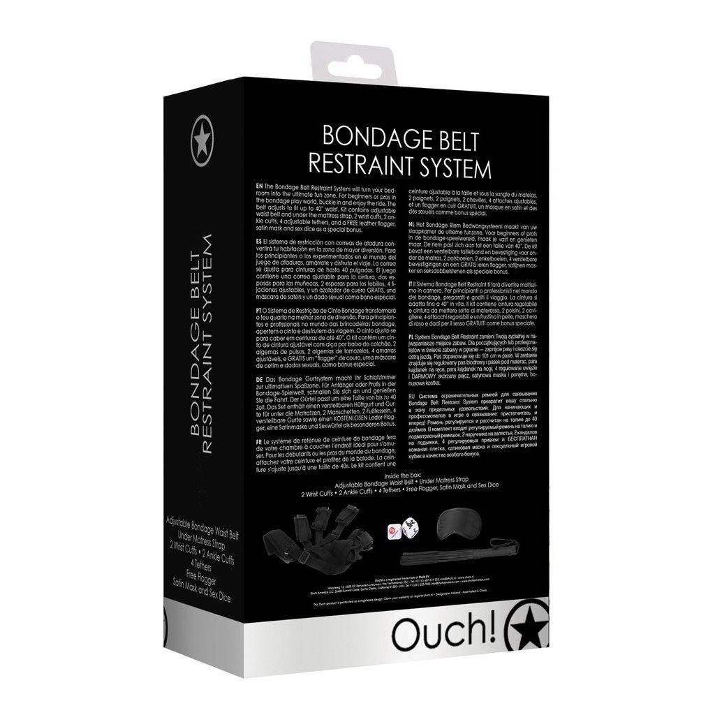 Shots Ouch Bondage Belt Restraint System