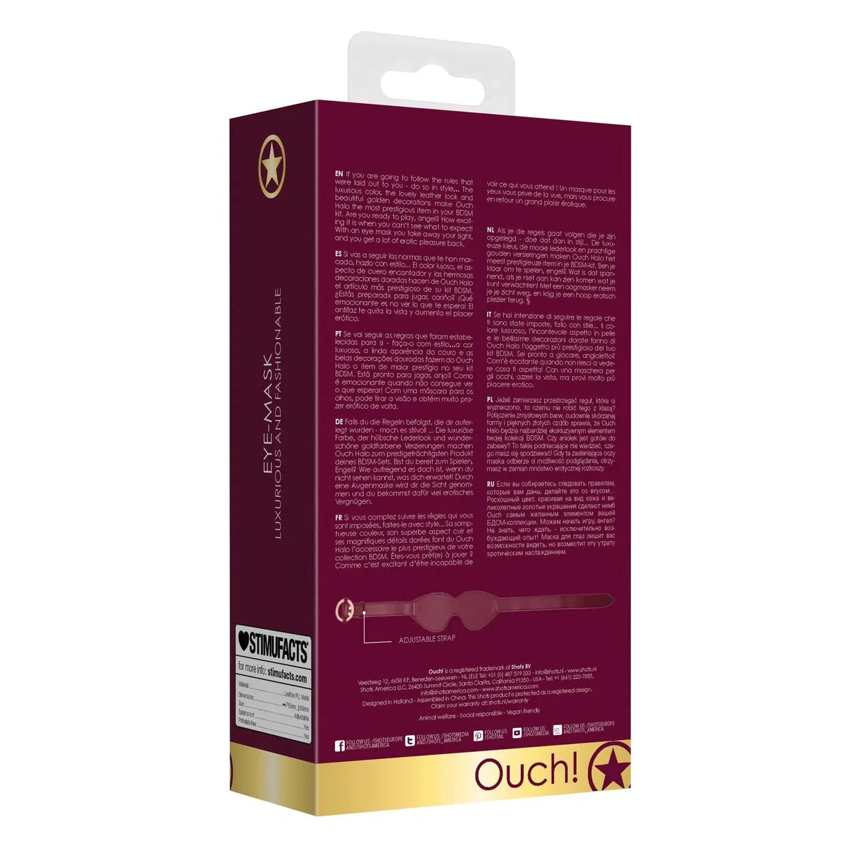 Shots Ouch Eye Mask