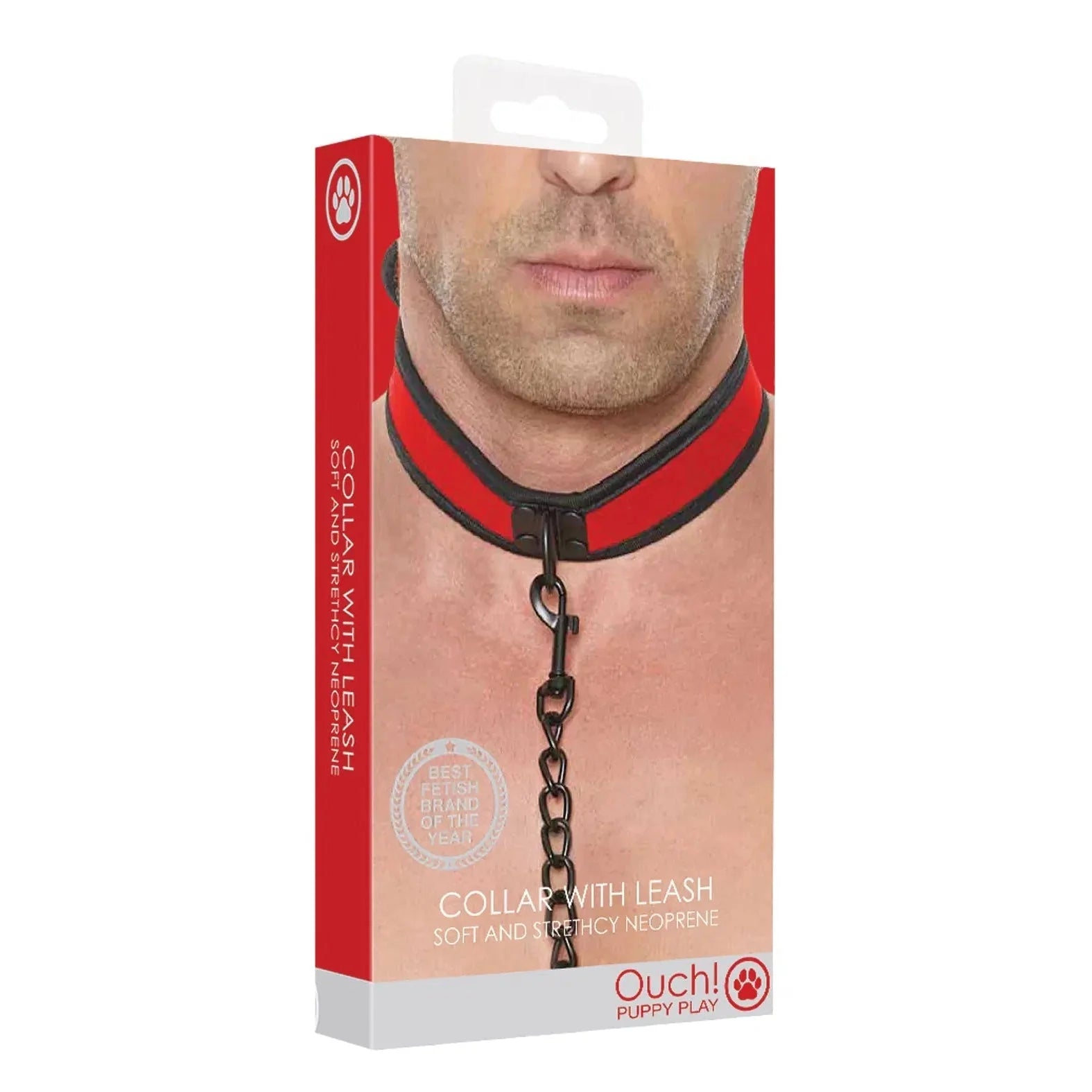 Shots Ouch Puppy Play Collar with Leash