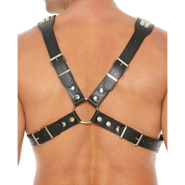Shots Uomo Men's Pyramid Stud Body Harness