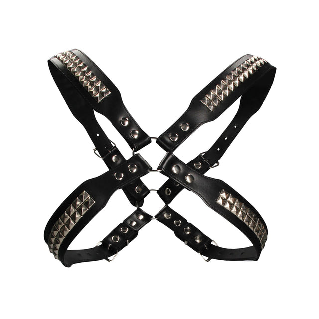 Shots Uomo Men's Pyramid Stud Body Harness
