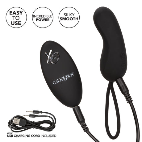 Silicone Remote Rechargeable Curve Vibe