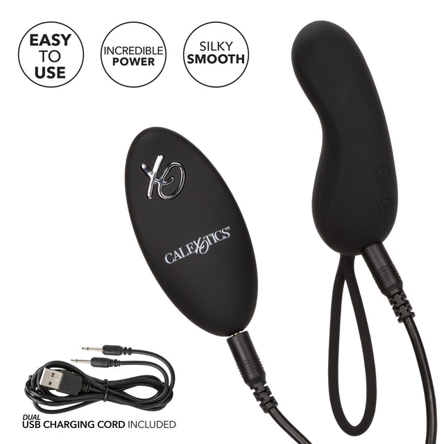 Silicone Remote Rechargeable Curve Vibe