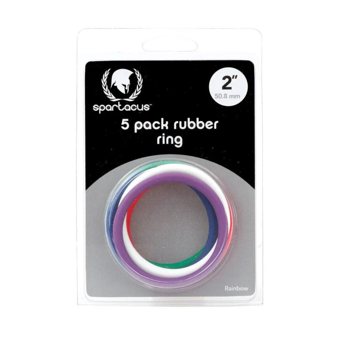 Spartacus 2 Inch Rubber Cock Ring Set