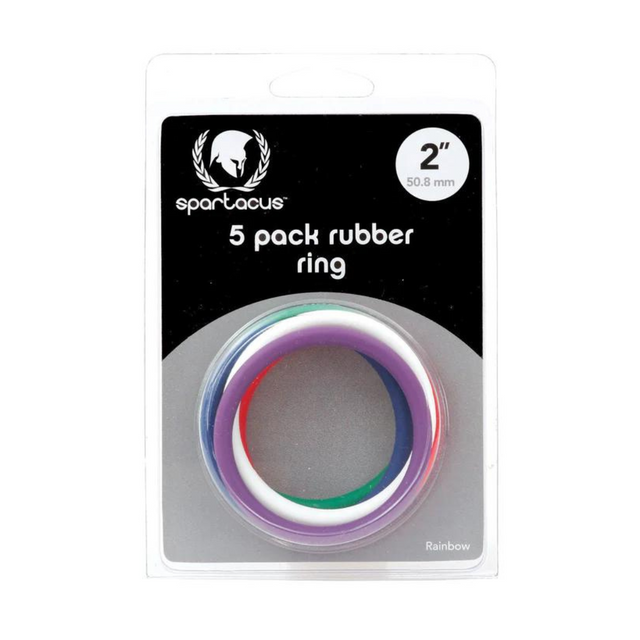 Spartacus 2 Inch Rubber Cock Ring Set
