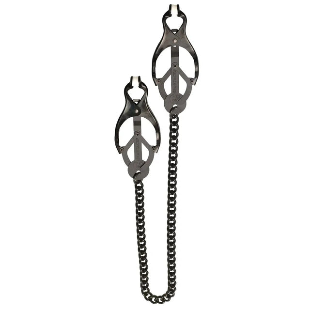 Spartacus Butterfly Style Endurance Clamp With Black Link Chain