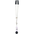 Spartacus Purple Beaded Tweezer Clit Clamp