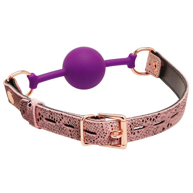 Spartacus Silicone Gag with Leather Lining