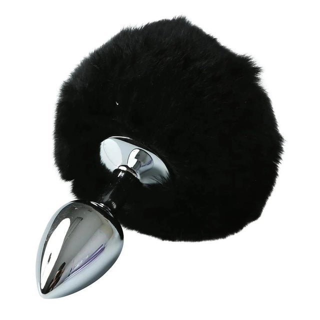 Sportsheets Midnight Metal Bunny Butt Plug