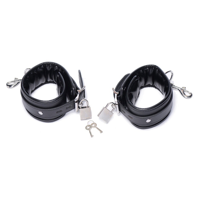 Squat Anal Impaler with Spreader Bar and Cuffs