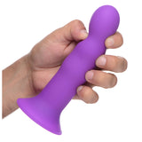 Squeeze-It Squeezable Wavy Dildo for Strap-On
