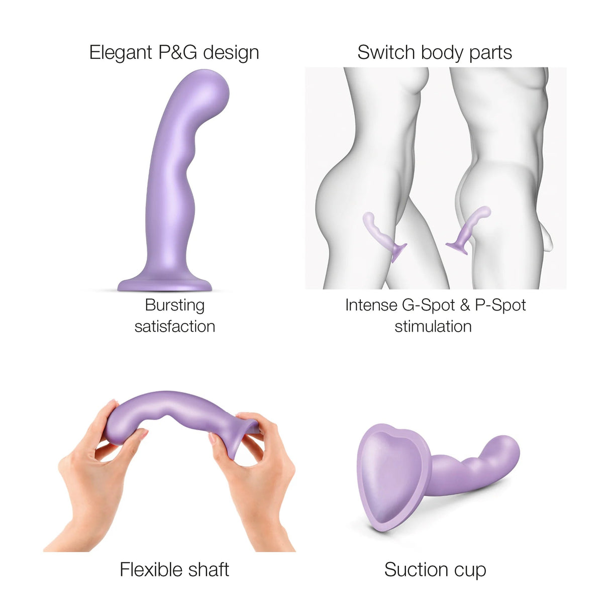 Strap-On-Me P&G Spot Dildo Plug