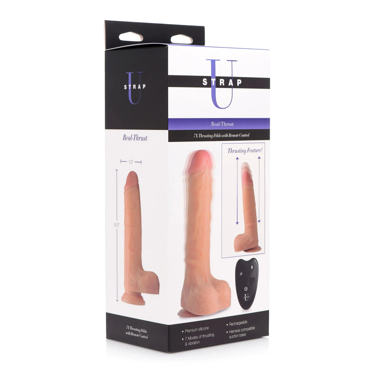 Strap U Real-Thrust Remote Dildo