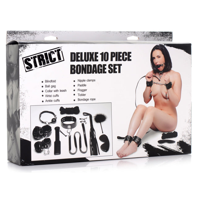 Strict Deluxe 10 Piece Bondage Set