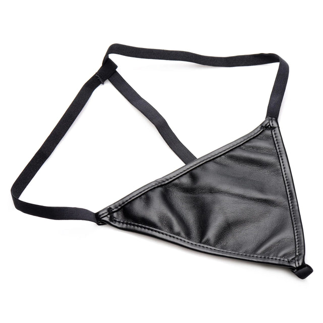 Strict Lace-up Corset And Thong