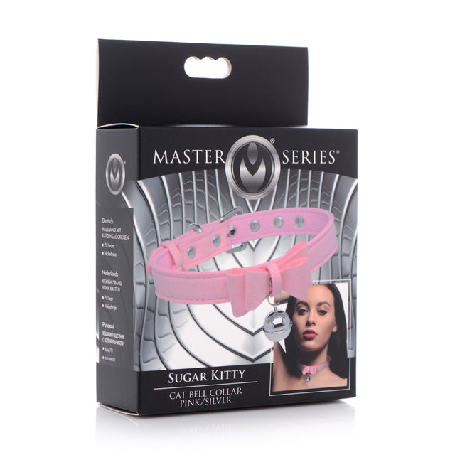 Sugar Kitty Cat Bell Collar - Pink