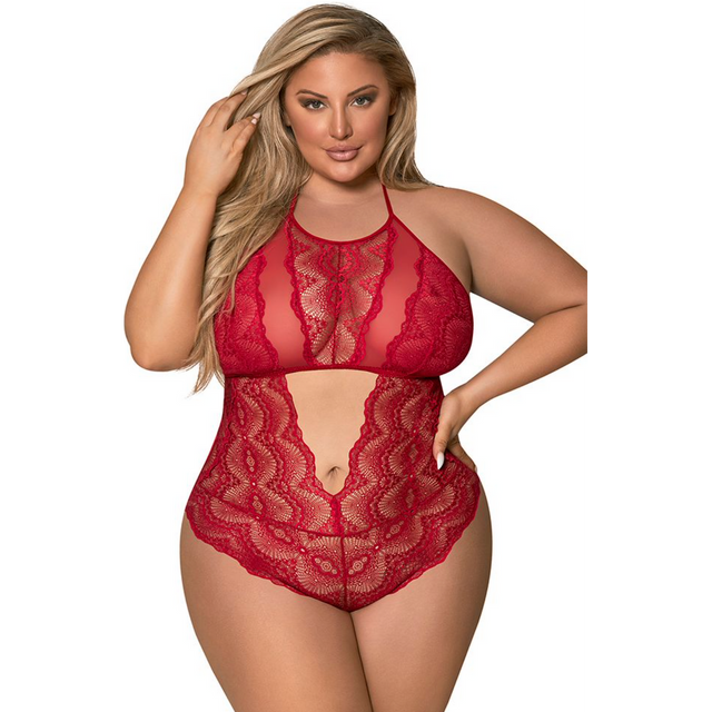 Sugar & Spice Teddy with Snap Crotch - Queen