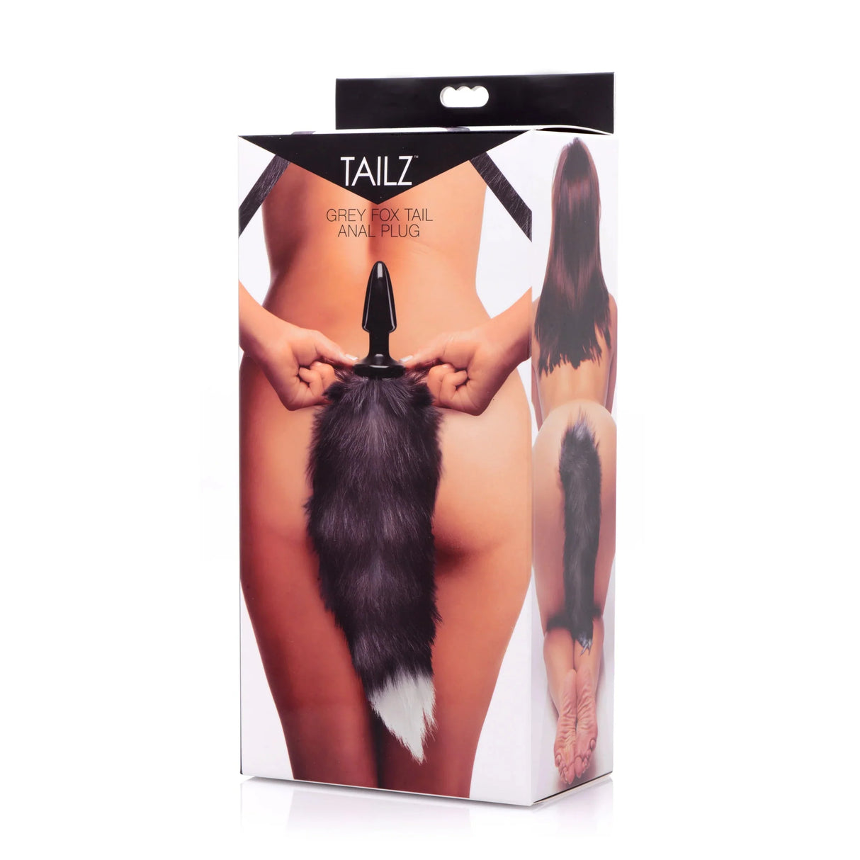 Tailz Grey Fox Tail Butt Plug